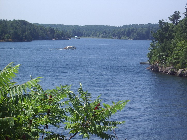 views from Thousand Islands path.