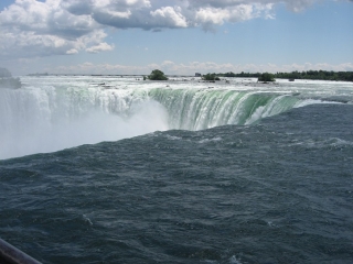 Horseshoe Falls on the Canadian side of the Niagara Falls