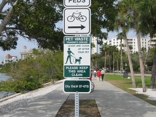 multi-use recreational pathway in Sarasota
