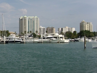Sarasota's bayfront area