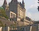 Chateau Laurier, Rideau Canal, pathway