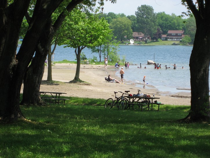 beach on St. Lawrence River