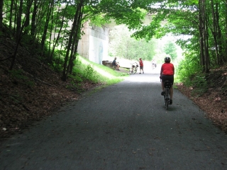 bike trail near Waterloo, Quebec