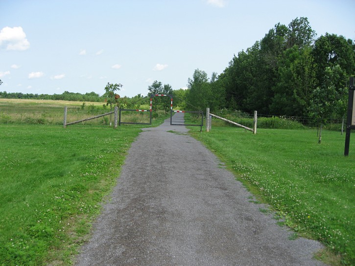 path into the Lemoine Point Conservation Area