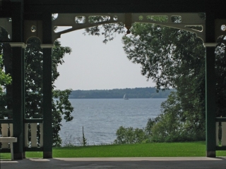 view of Lake Onatrio from Highway 33