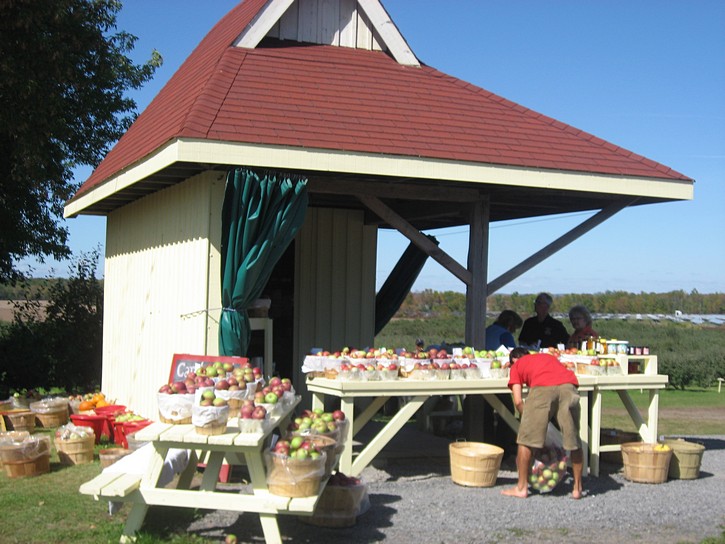 fruit stand on Highway 33