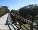 part of the old railroad on Legacy Trail