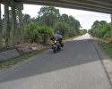 police on motorcycle on the Legacy Trail