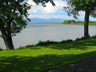 view of the St. Lawrence River