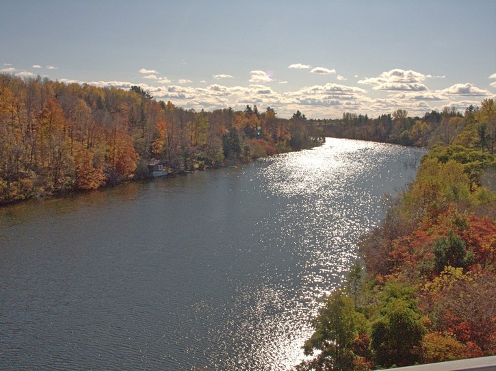 a view from the Hunt Club Road Bridge