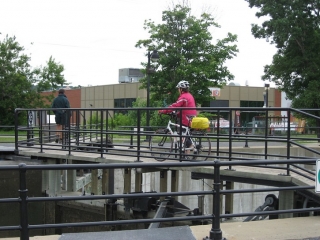 lock on the Lachine Canal