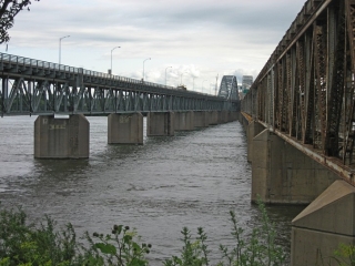 The Mercier Bridge in Montreal