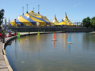 Cirque du Soleil in the Old Port of Montreal