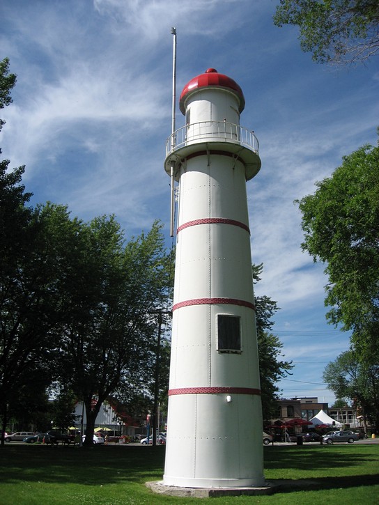 An old light house on Lachine Canal.