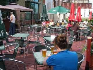 St-Ambroise brewery patio