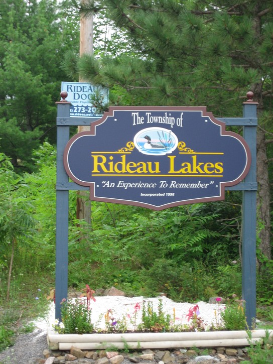 Rideau Lakes sign