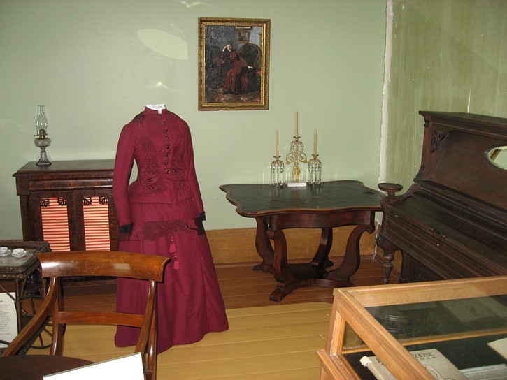 display inside the Pinhey's Point historic site.