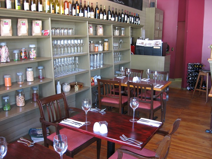 Inside the Milford Bistro restauran