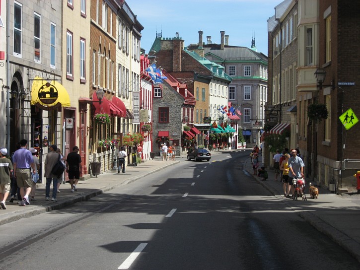 Rue Saint Louis in Old Quebec (Vieux-Québec)