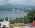 Montmorency Waterfalls (in the distance)