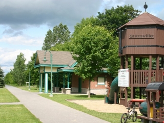 Stittsville park next to Ottawa Carleton Trailway