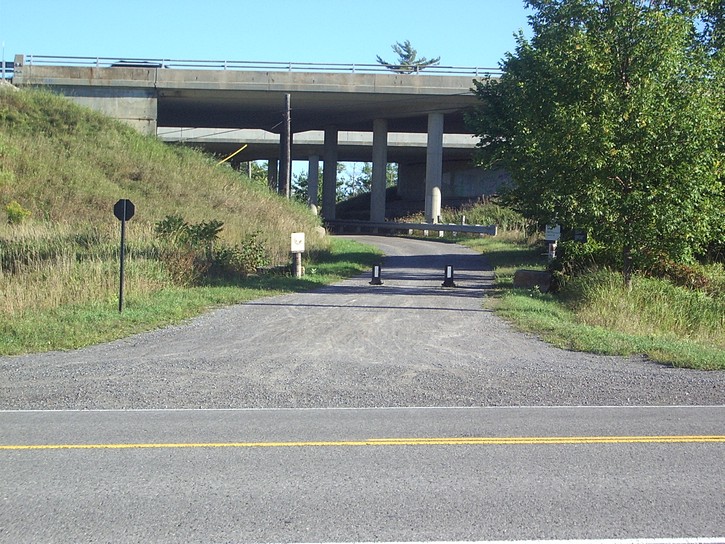 trail under Highway 417