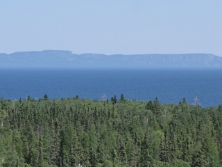 the Sleeping Giant as viewed from Thunder Bay