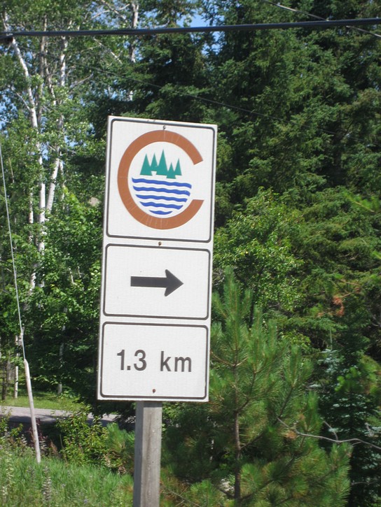 sign for the Silver Harbour Conservation Area