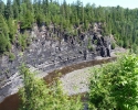 view in the Kakabeka Falls Provincial Park